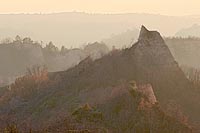 Erdpyramiden Abendlicht Melnik