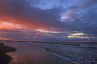 Ostseekueste m Abendhimmel