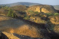 Granitfelsen Abendlicht Ext